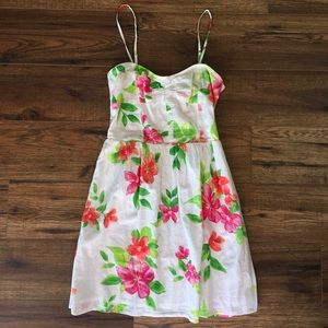 White Floral Aeropostale Dress